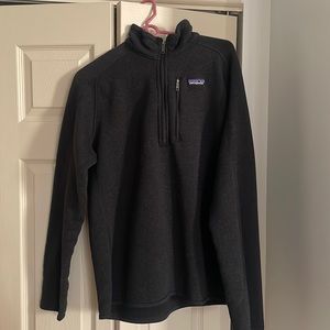 Dark Grey Patagonia Quarter Zip